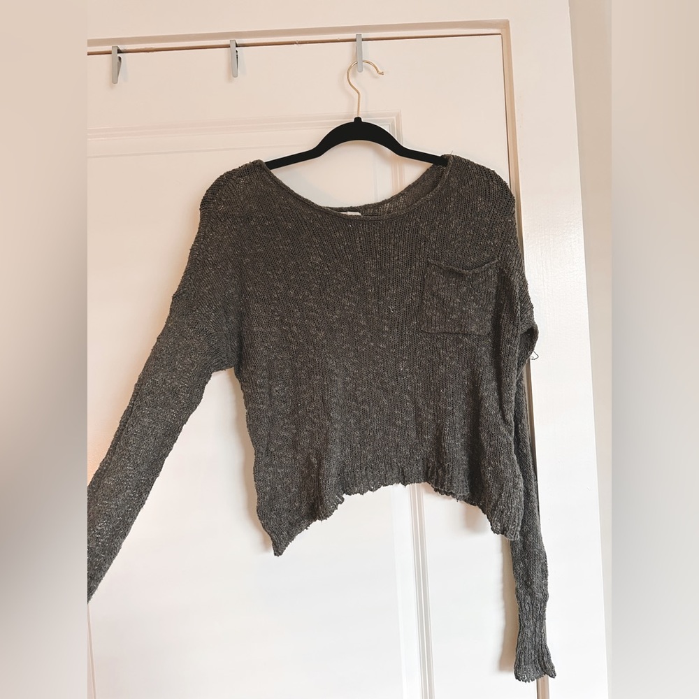 Knit Hollister Sweater with front pocket